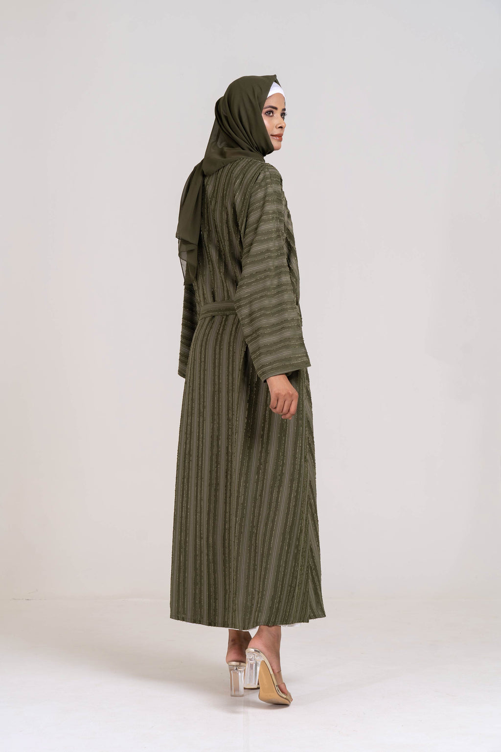 Olive Serenity Abaya Size 52