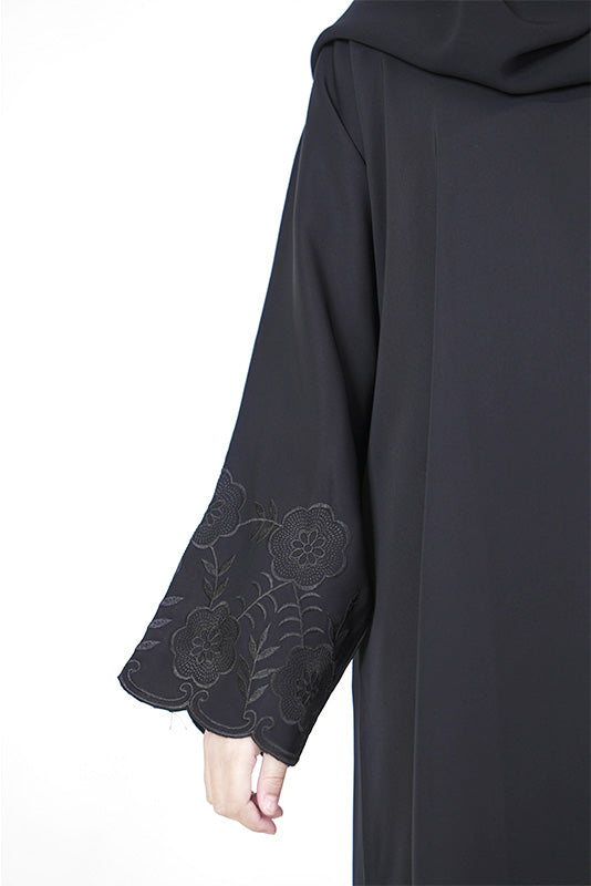 Girls Embroidered Abaya