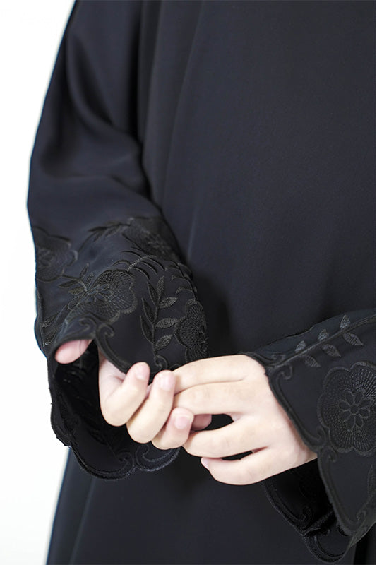Girls Embroidered Abaya