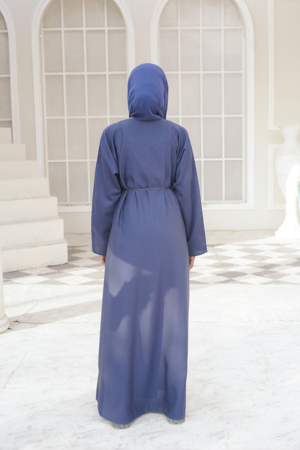 Blue-Abaya-With-Pockets,Blue-Abaya,Pocket,Abaya