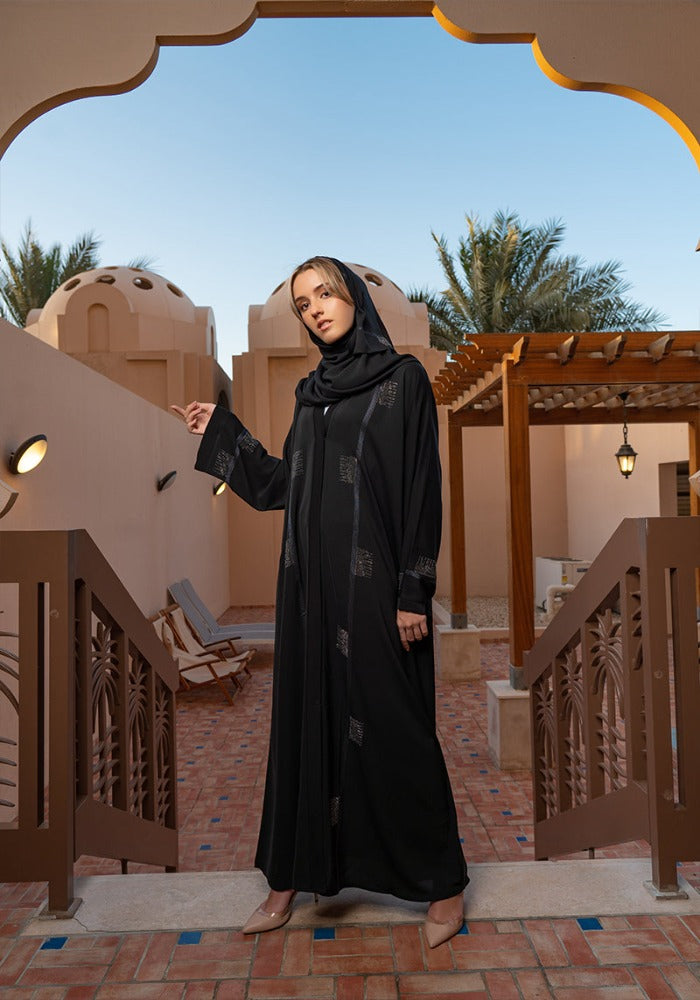 CELVA-DELUXE-ABAYA,Black-Abaya,Deluxe-Abaya,Celva-Abaya