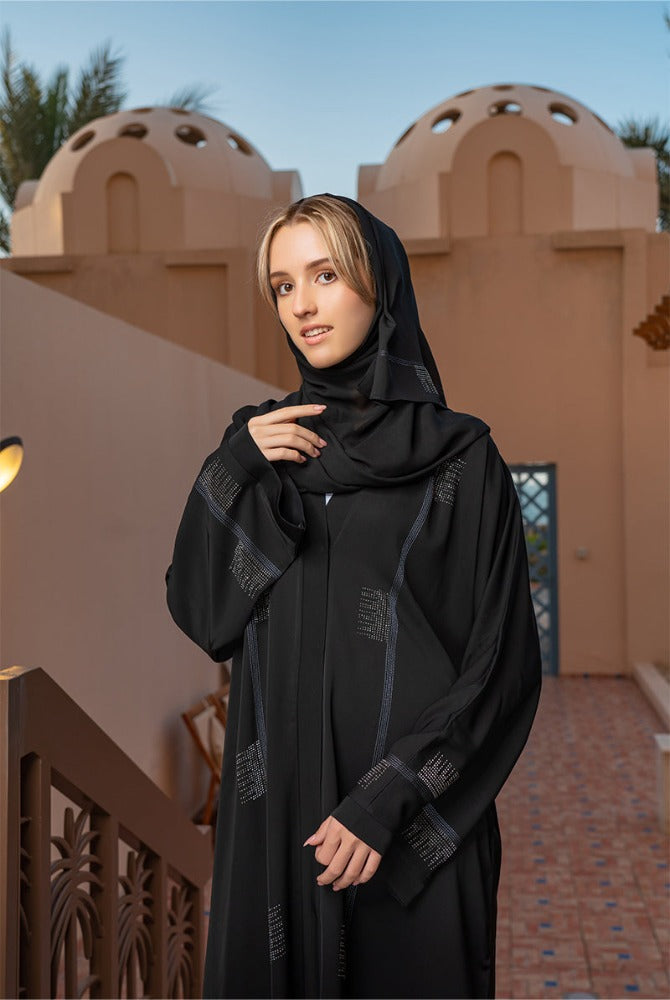 CELVA-DELUXE-ABAYA,Black-Abaya,Deluxe-Abaya,Celva-Abaya