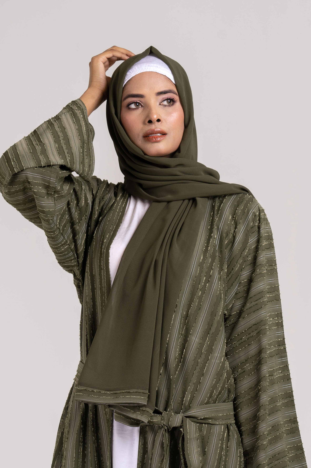 Olive Serenity Abaya Size 60