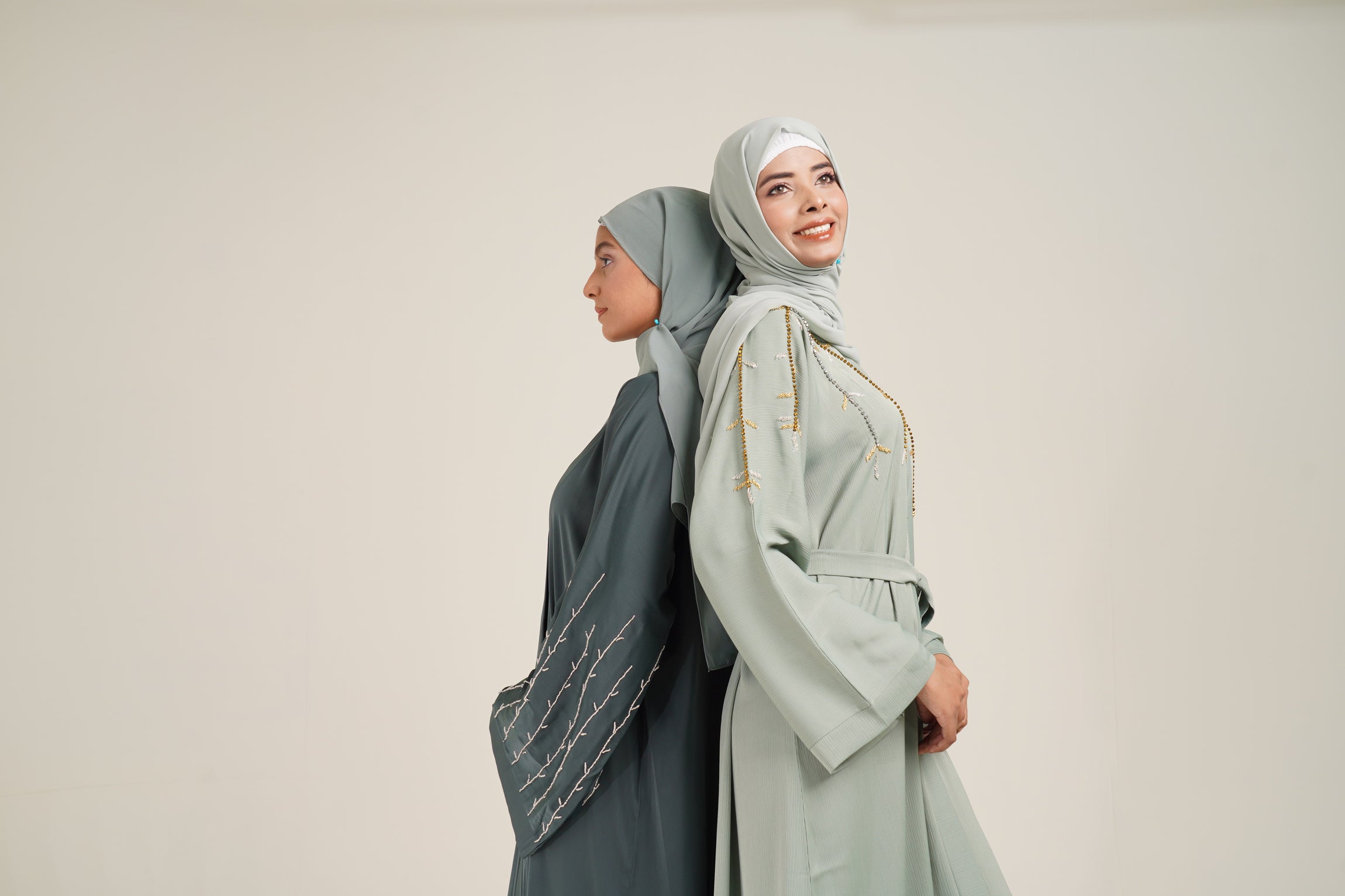 Lush Elegance Open Abaya