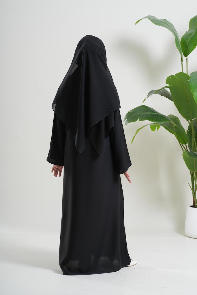 Girls Hala Black Abaya