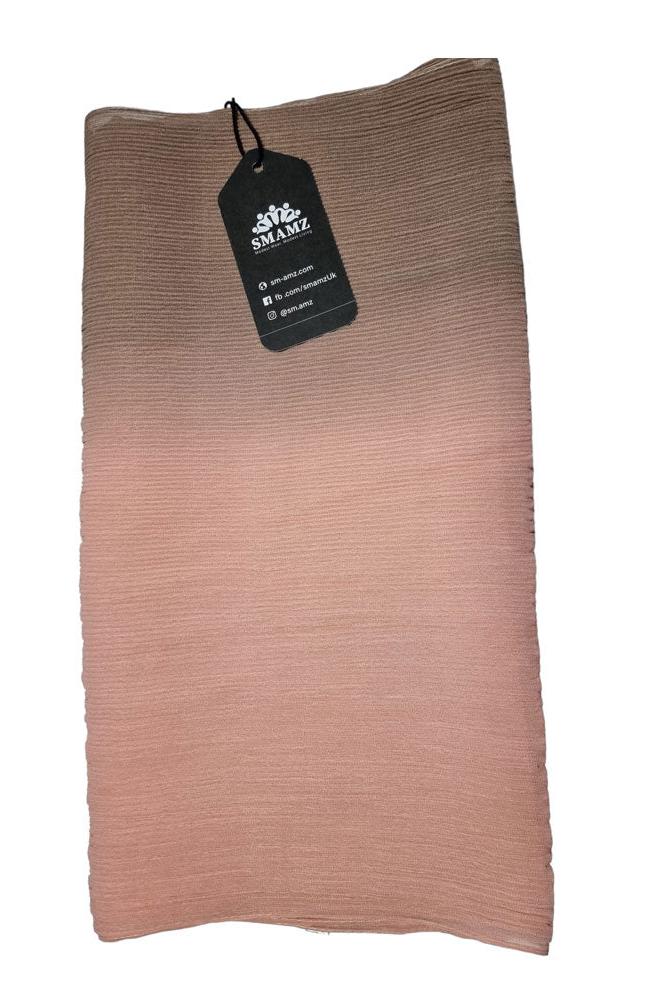 Crinkled 2-Tone Hijab
