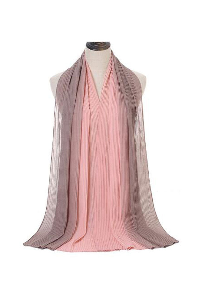 Crinkled 2-Tone Hijab