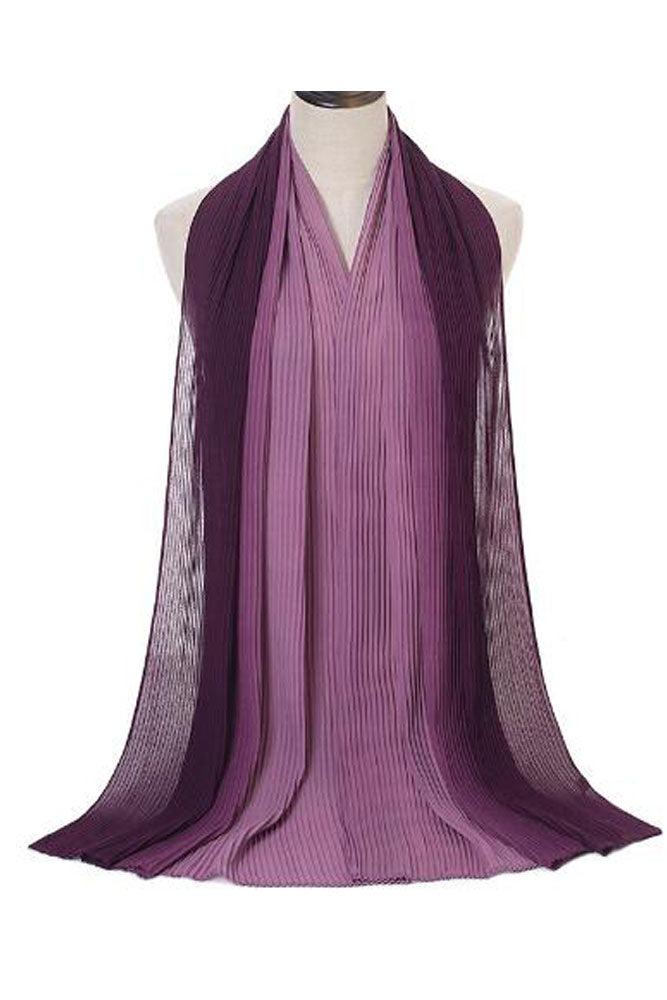 Crinkled 2-Tone Hijab