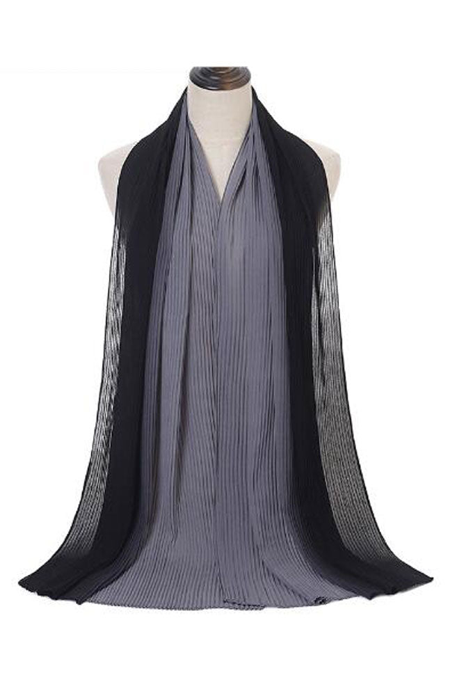Crinkled 2-Tone Hijab