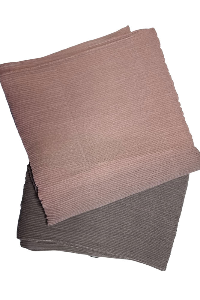 Crinkled 2-Tone Hijab