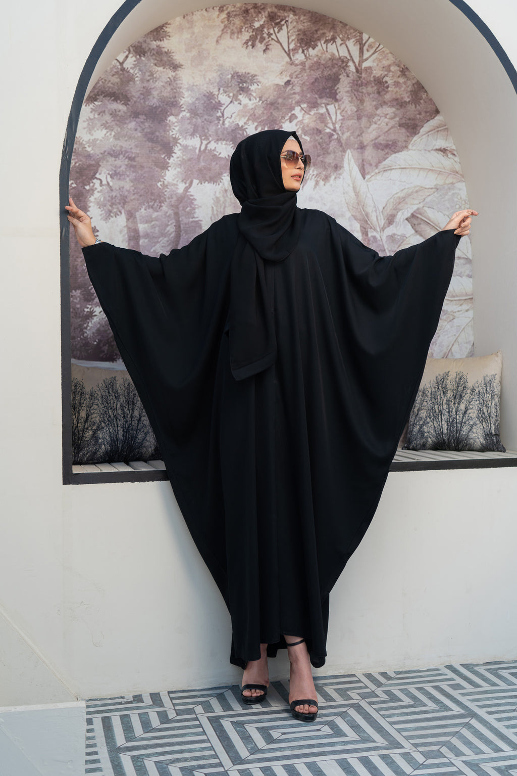 Alesya Plain Black Abaya Size 54