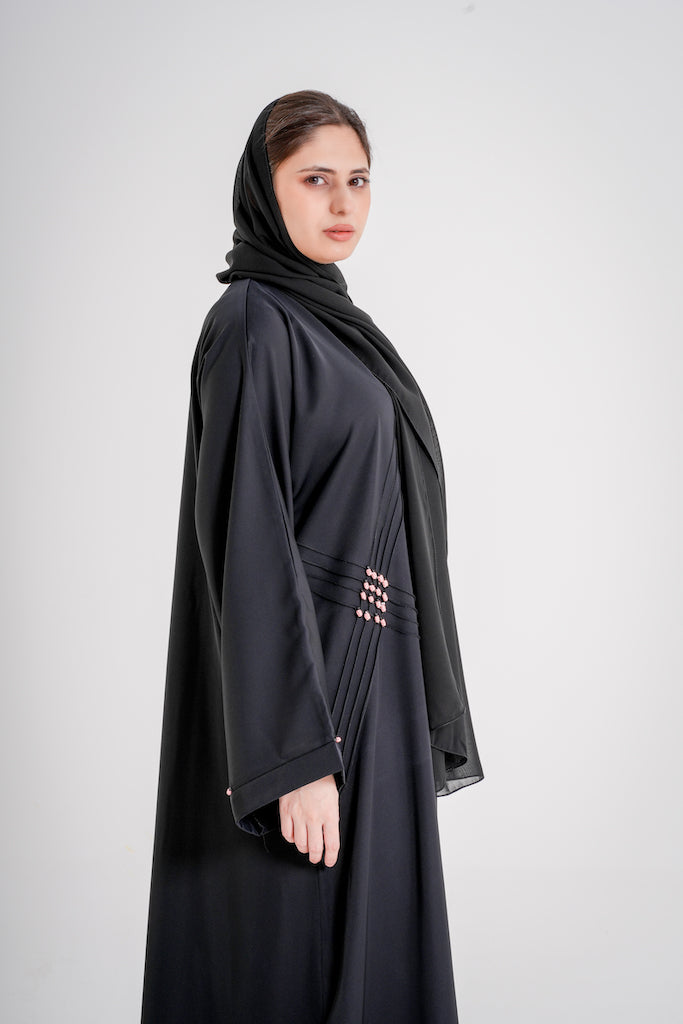 Amna Black Abaya