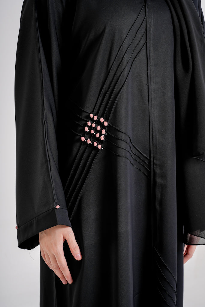Amna Black Abaya