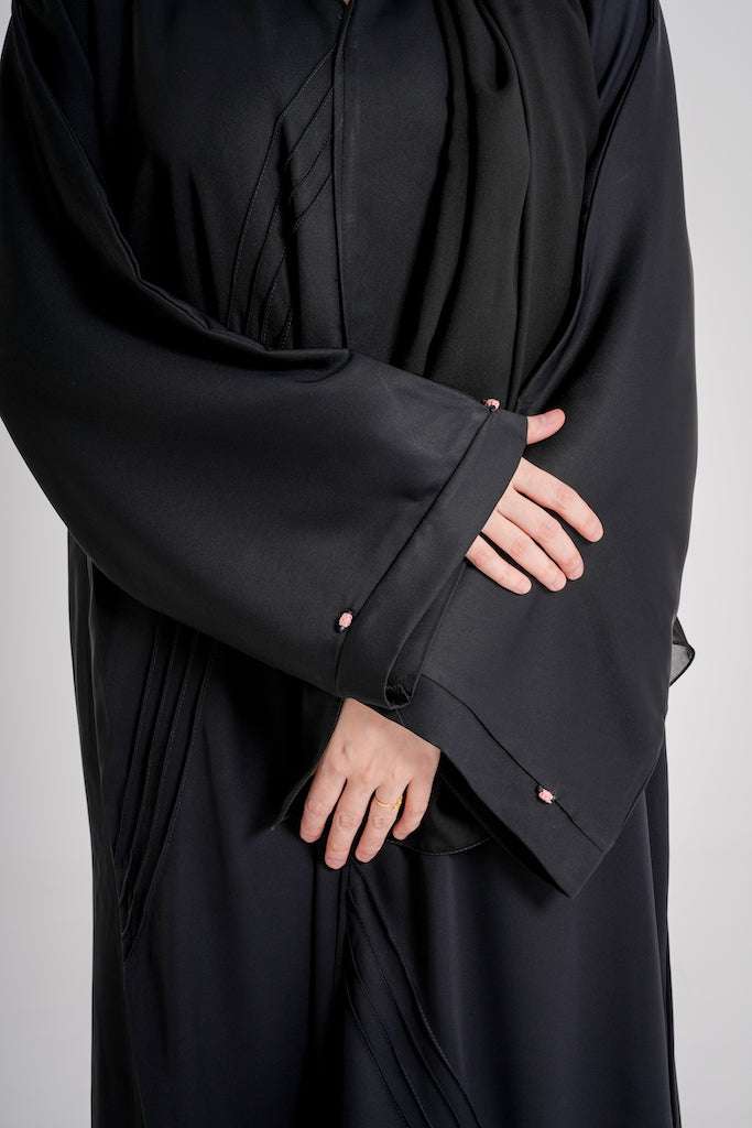 Amna Black Abaya