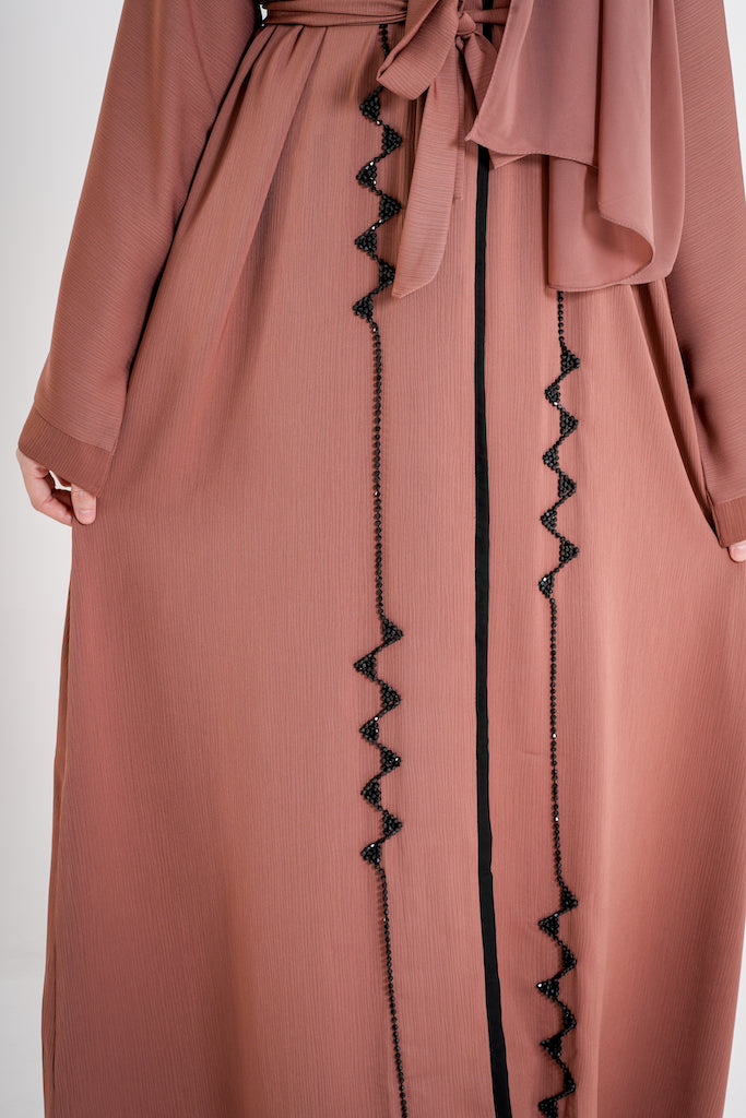 Cyra Mocha Closed Abaya