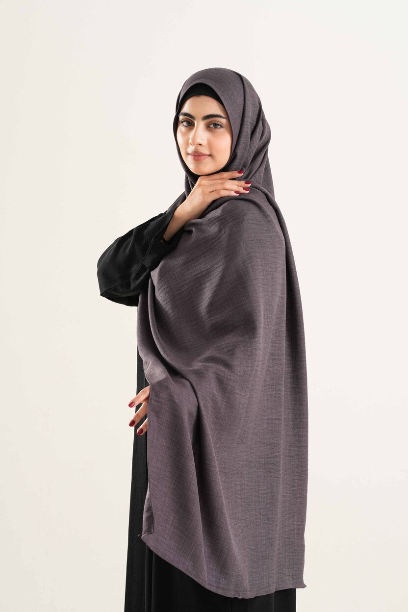 Deep Taupe Cotton hijab