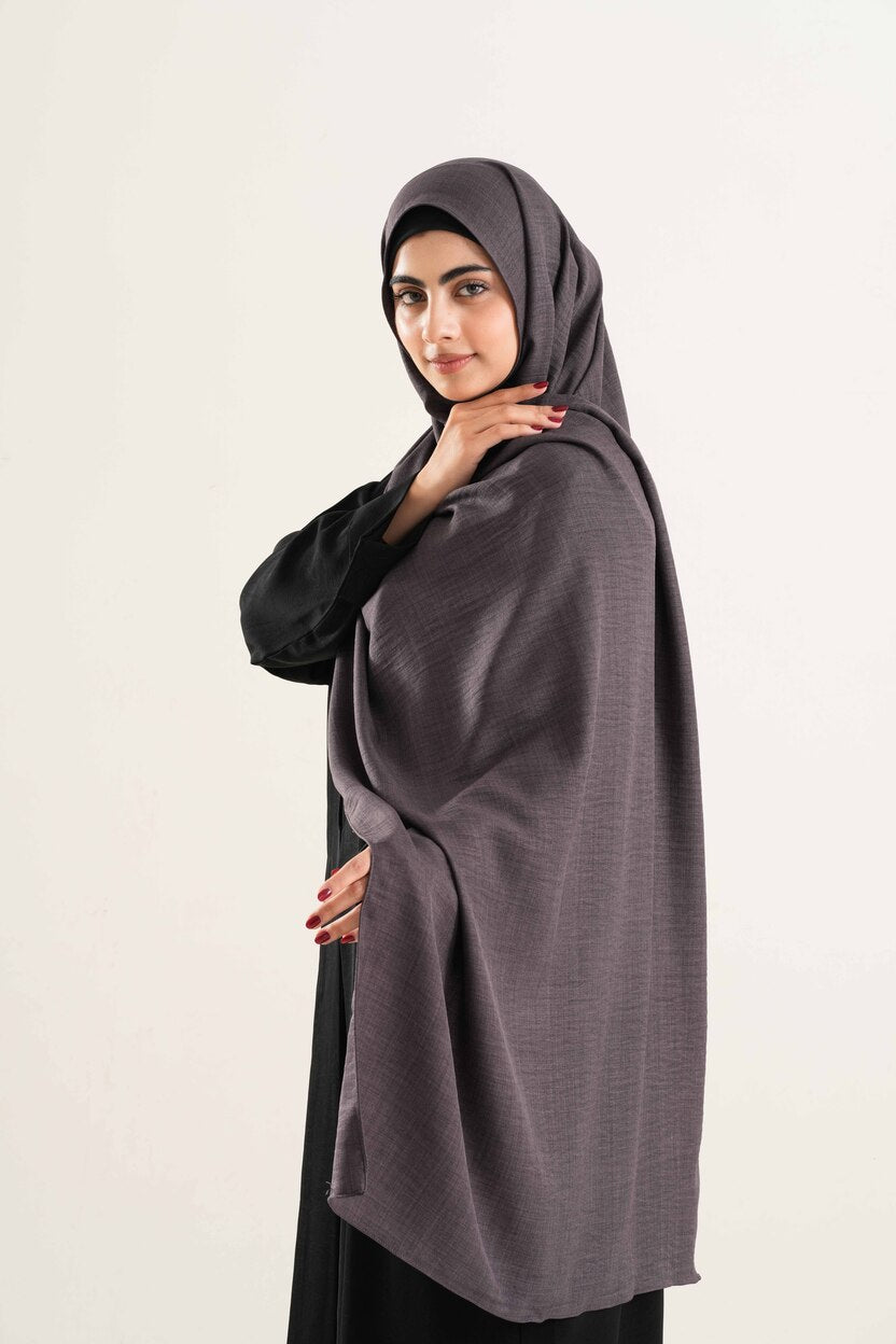 Deep Taupe Cotton hijab
