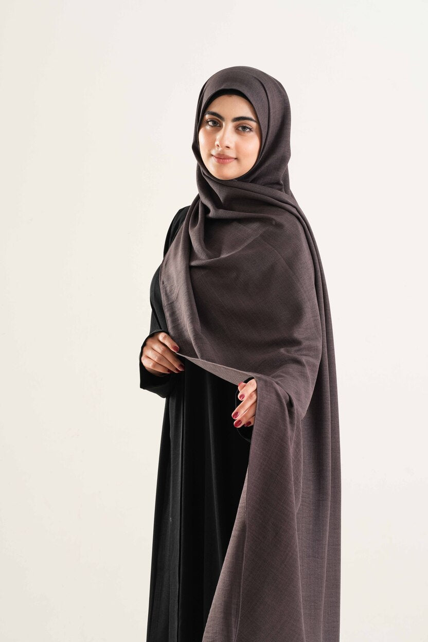 Dark brown Hijab
