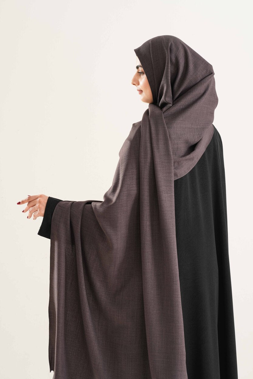 Dark brown Hijab