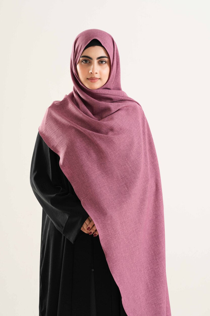 Pink Cotton Hijab