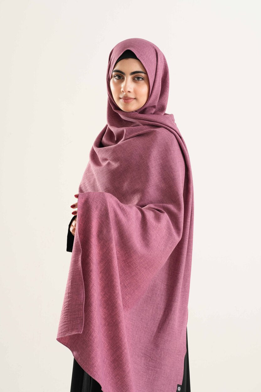 Pink Cotton Hijab