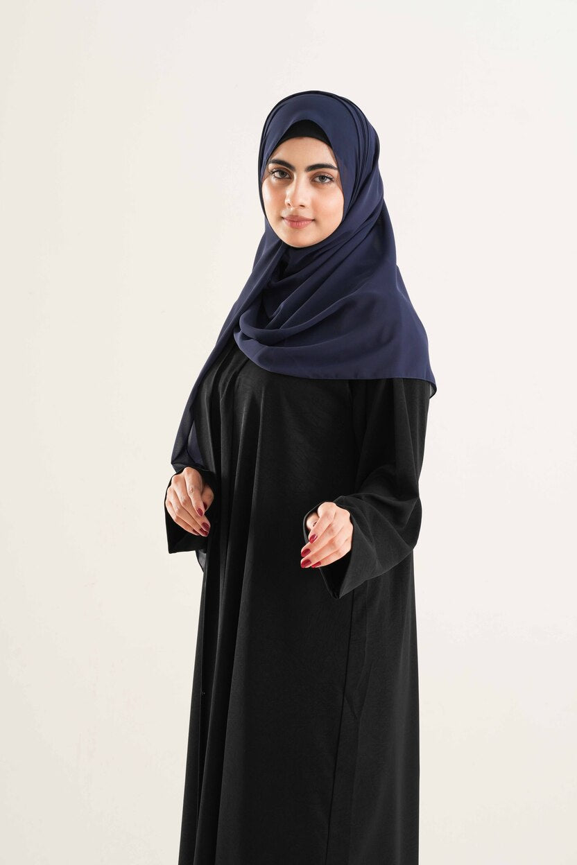 Navy Chiffon