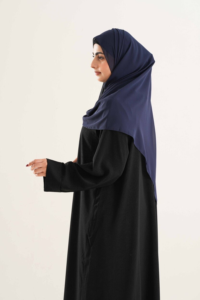 Navy Chiffon