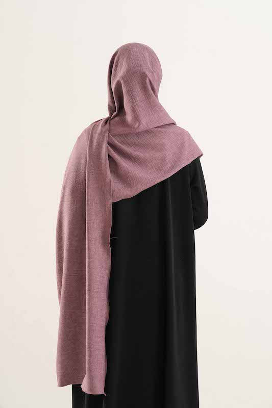 Dusky Pink Cotton Hijab