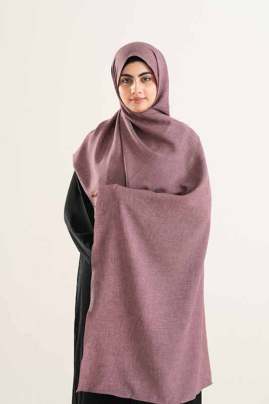 Dusky Pink Cotton Hijab