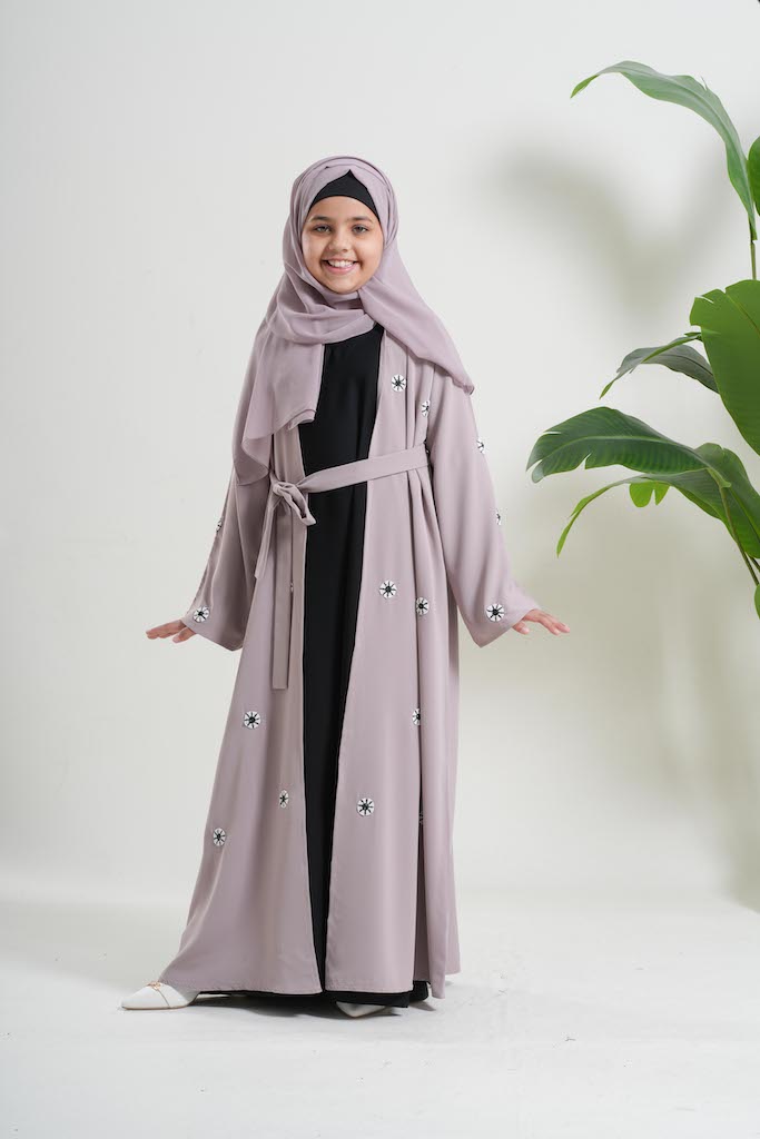 Petal Dust Kids Abaya
