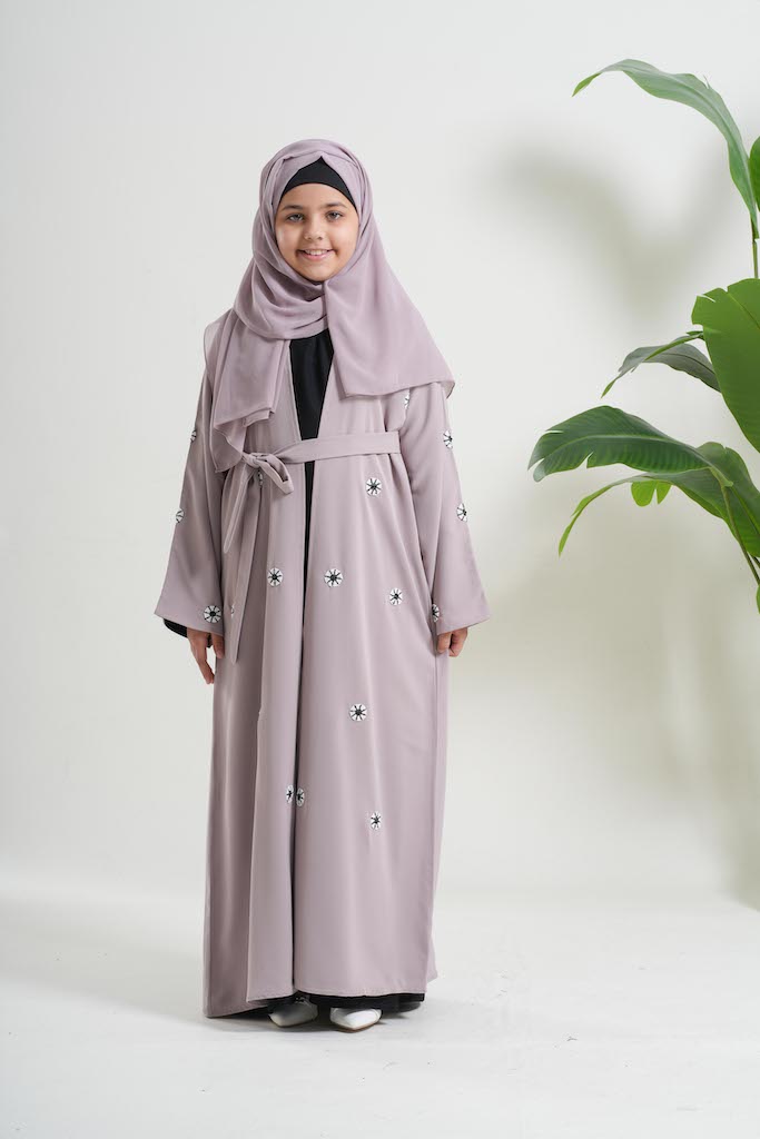 Petal Dust Kids Abaya