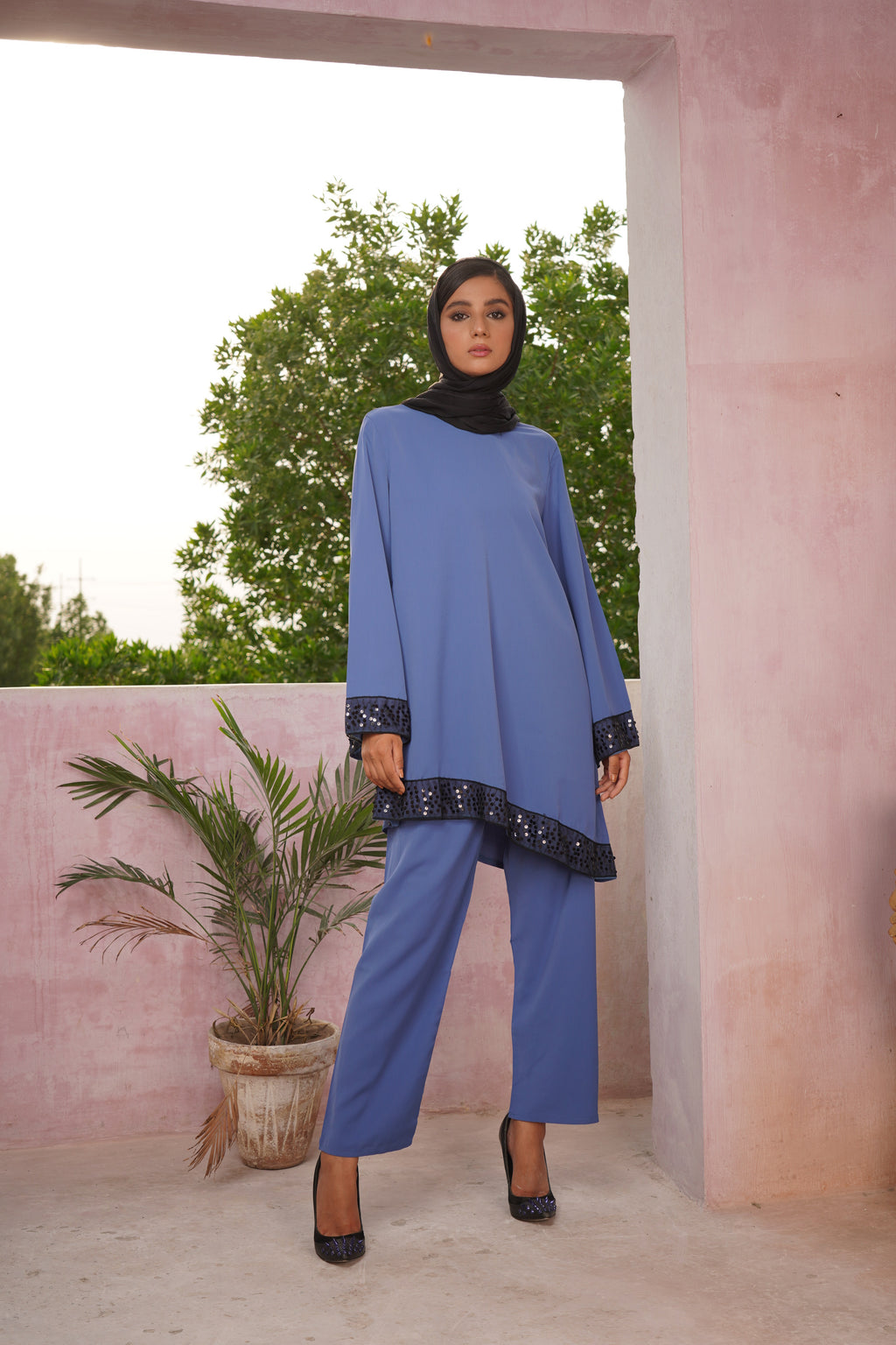 Elegant Sequined Set