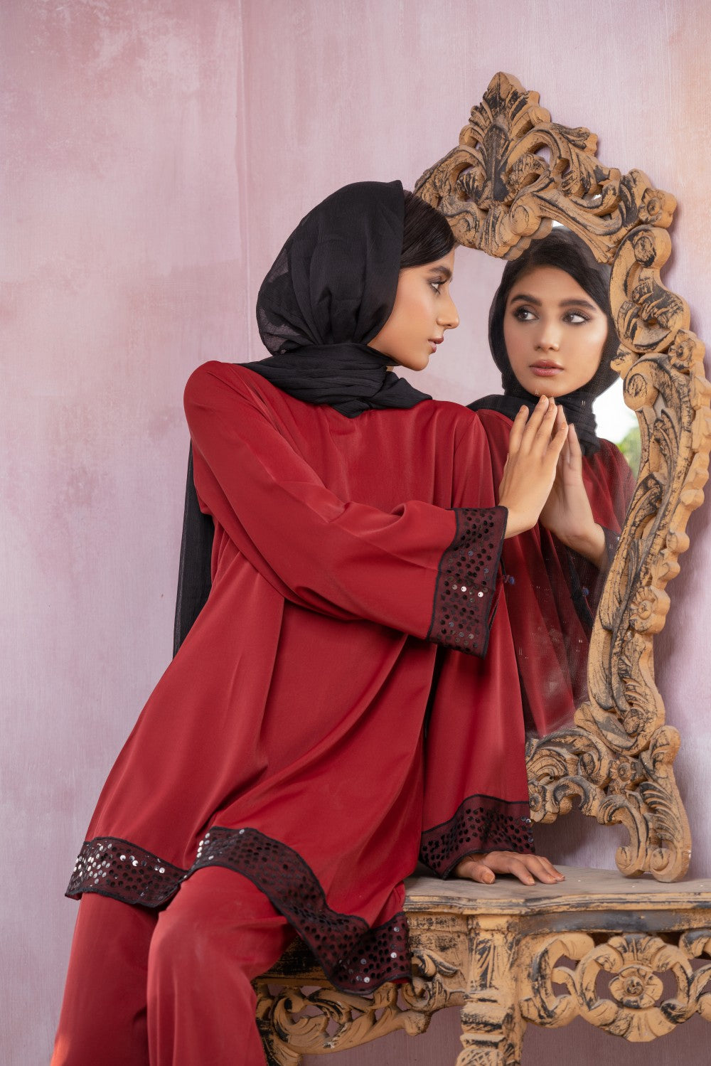 Elegant Sequined Set