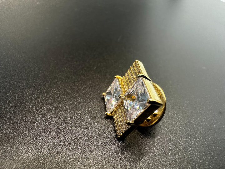 Gold and Diamond Brooch