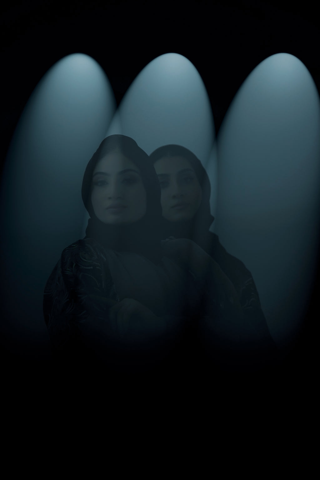 Golden Mirage Embroidered Abaya  