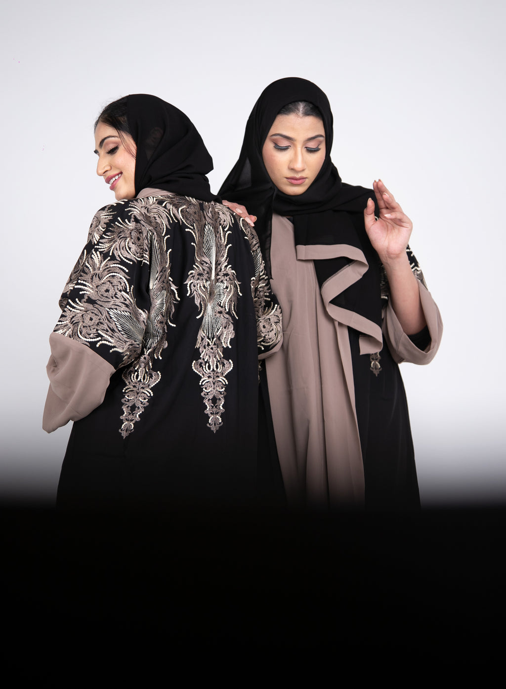 Golden Mirage Embroidered Abaya Size 60