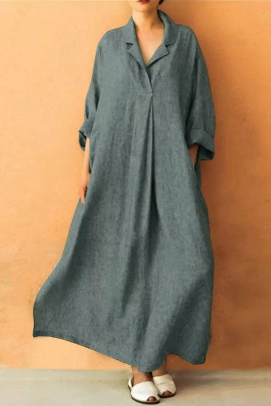 grey abaya,closed abaya,cotton abaya,collor neck abaya,smamz formal wear
