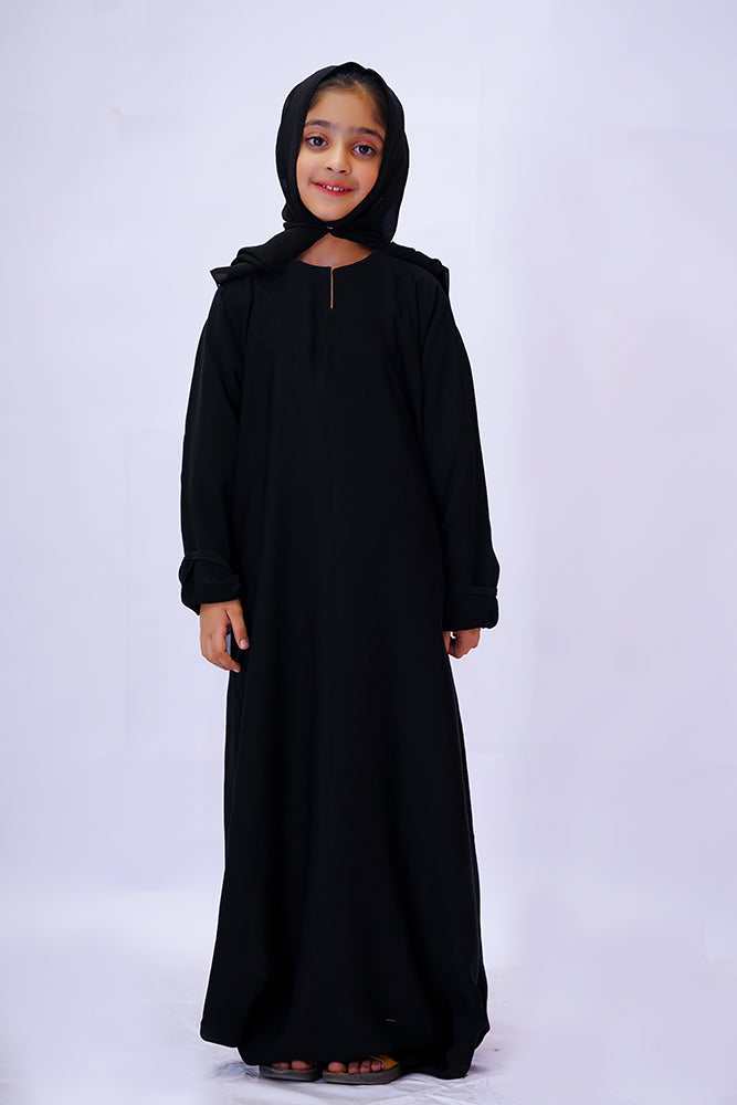 Hala Black Abaya for Girls, Hala Black Abaya , Black Abaya