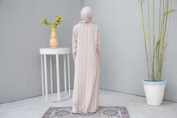INARA-ABAYA,Pale-Pink