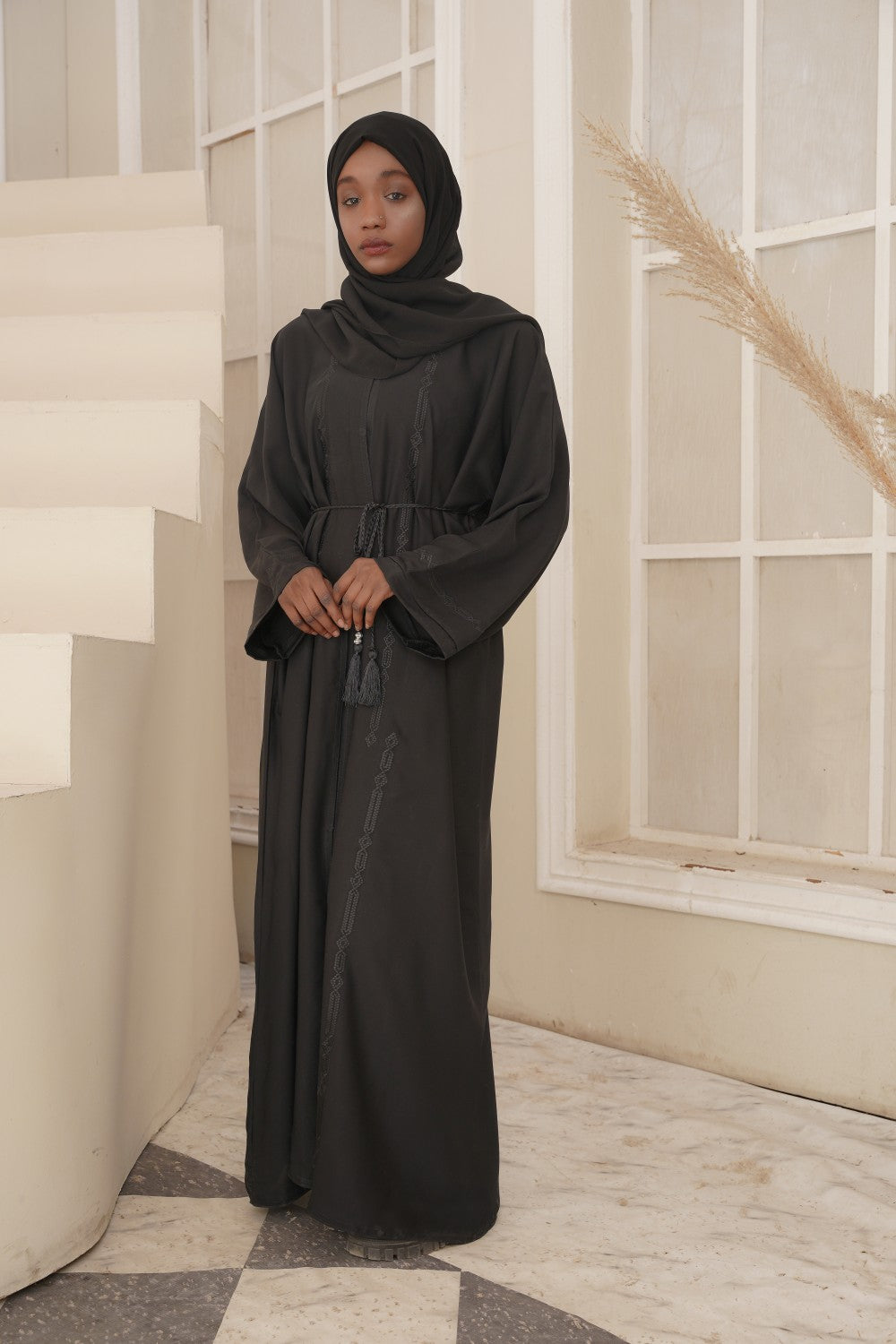 Jet-Black-Embroidered-Abaya,Black-Abaya,Embroidered-Abaya,jet-Abaya