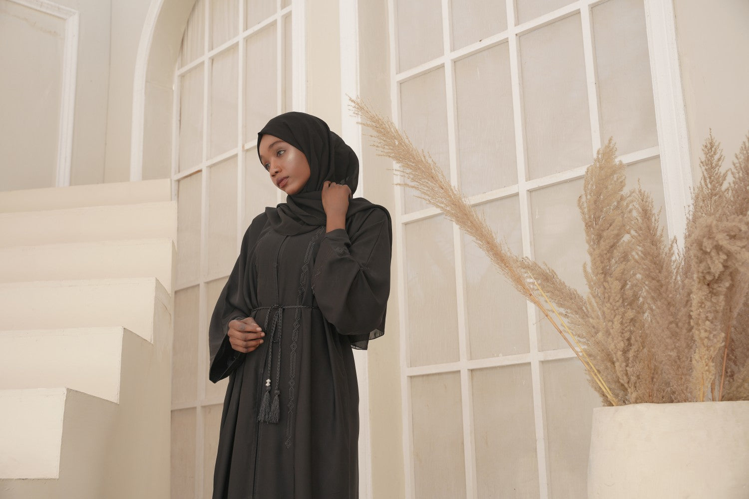 Jet-Black-Embroidered-Abaya,Black-Abaya,Embroidered-Abaya,jet-Abaya