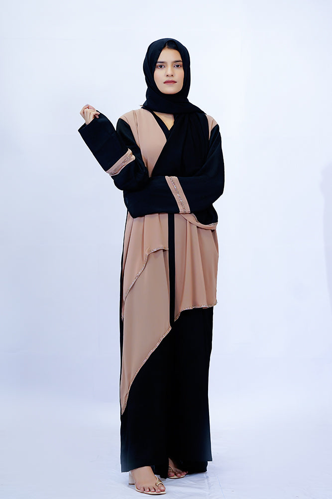 Juzah-Abaya,Black-Abaya,Brown-Abaya