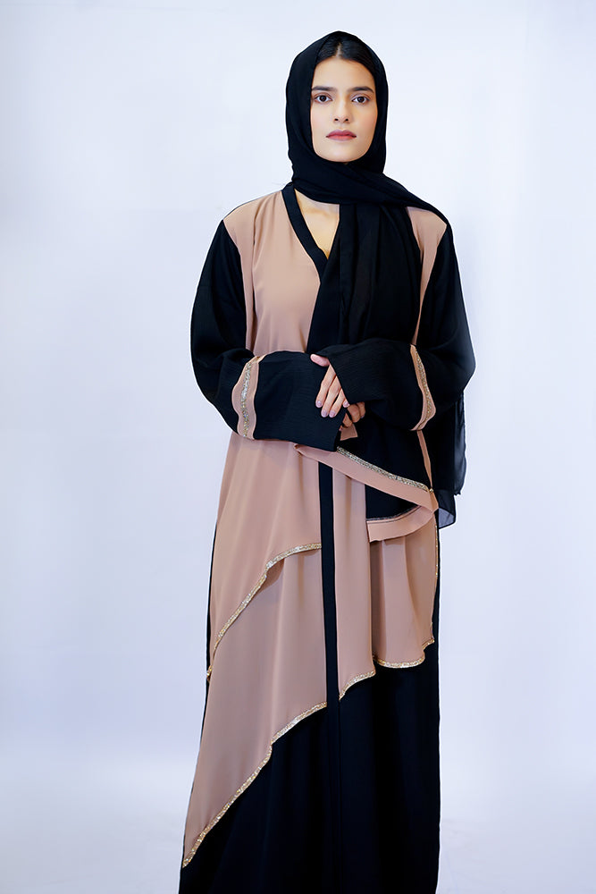 Juzah-Abaya,Black-Abaya,Brown-Abaya