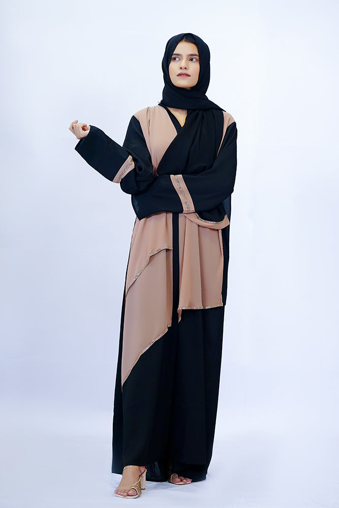 Juzah-Abaya,Black-Abaya,Brown-Abaya