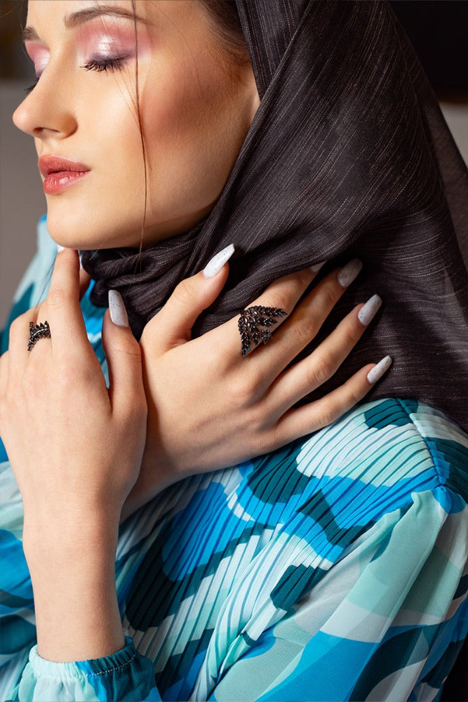 Lobelia long etoile dress  