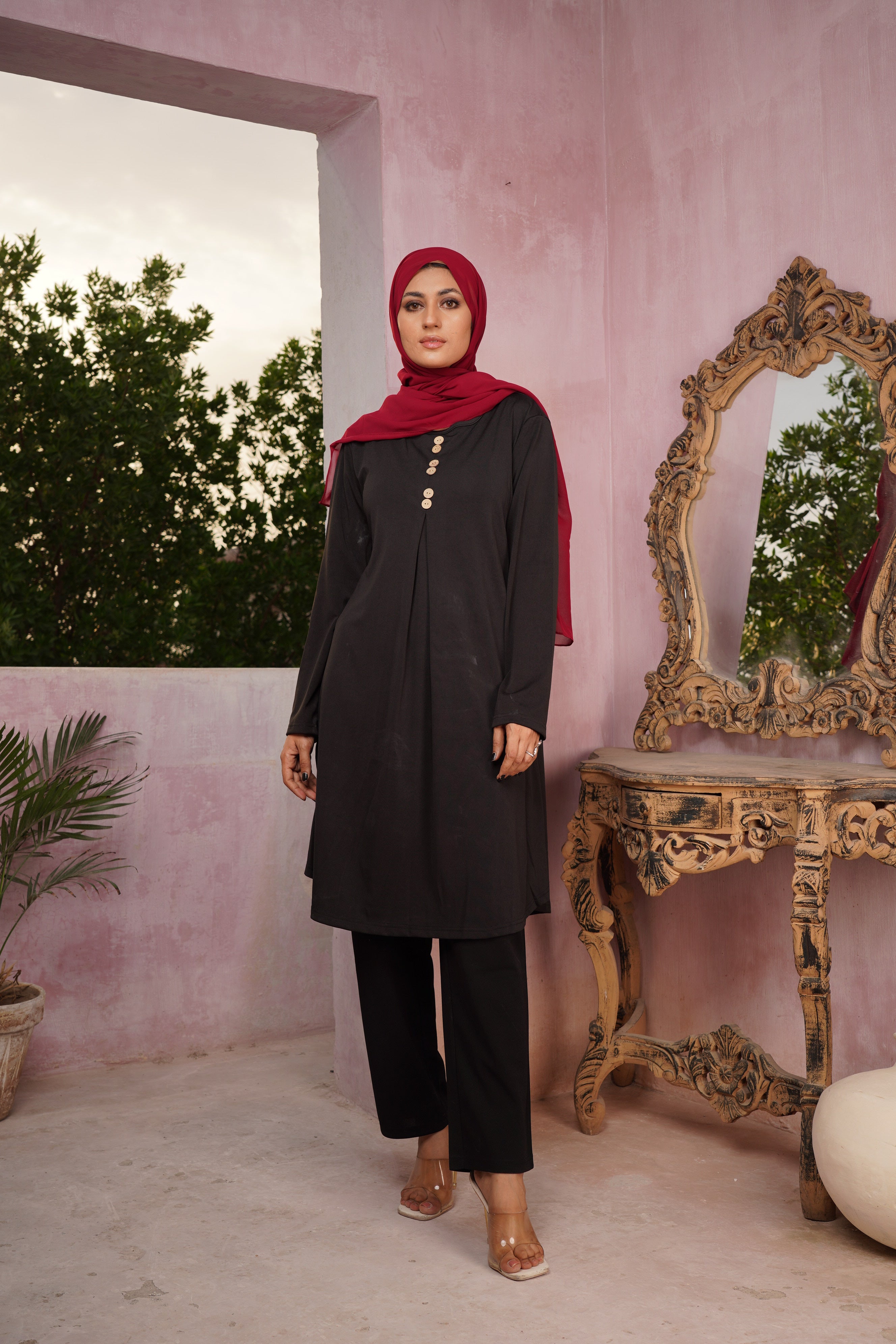 Lunara Long Sleeve Shirt Dress