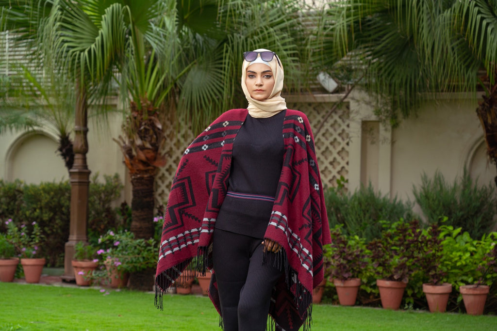 Elysian Cascade Modest Poncho  