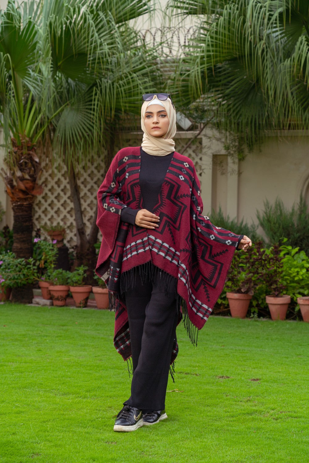 Elysian Cascade Modest Poncho  