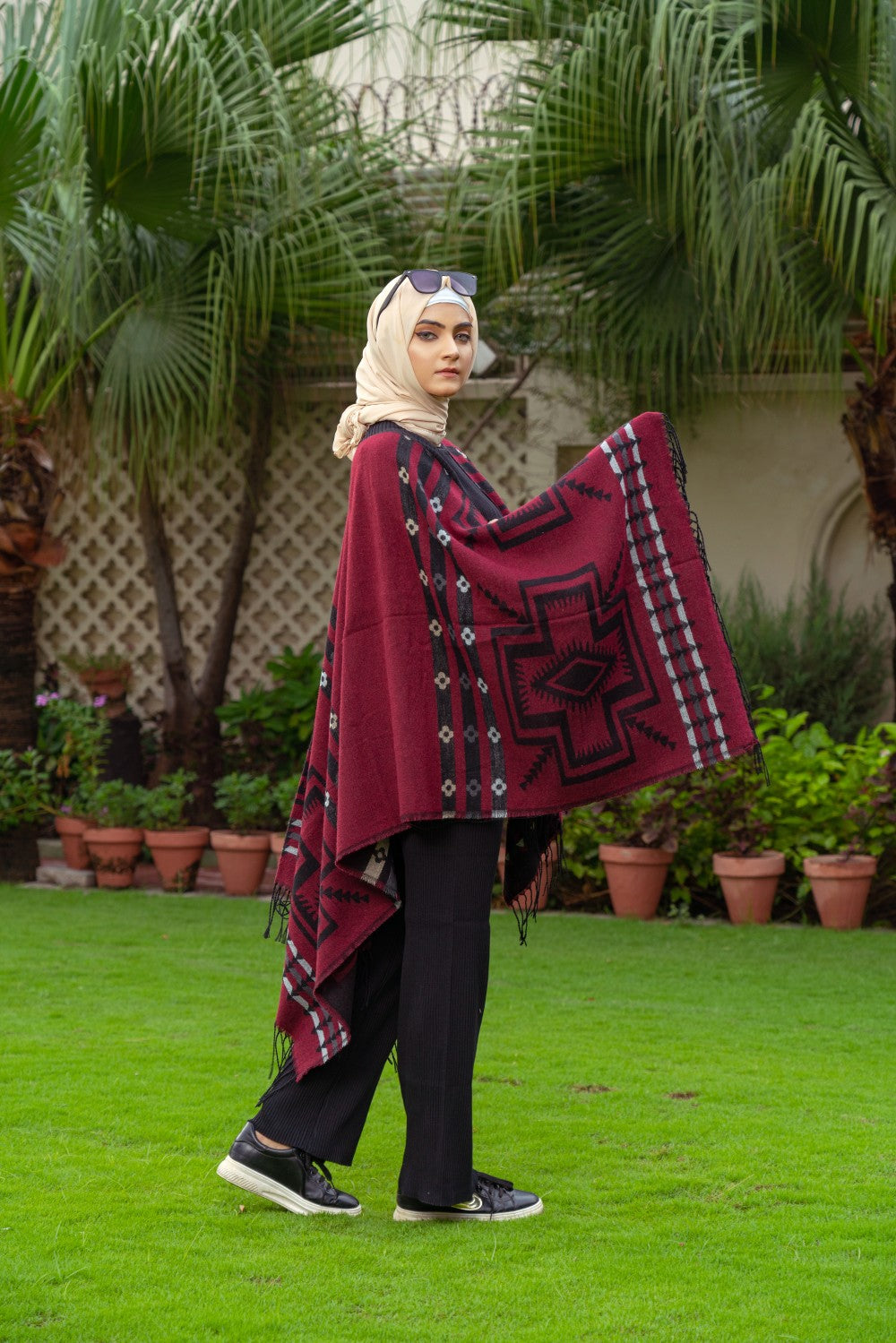 Elysian Cascade Modest Poncho  