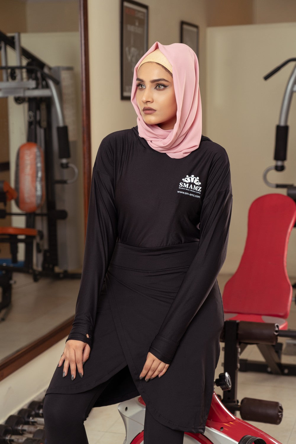 Modest Gym Skirt,stylish skirt,comfortable skirt,modest sports wear,smamz sports wear